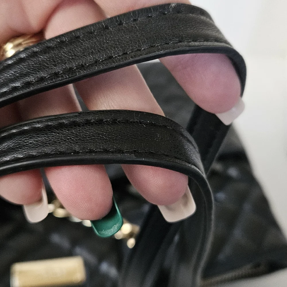 BCBG Paris quilted look black‎ shoulder bag